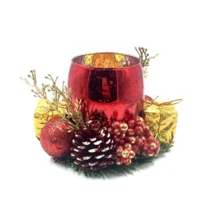 ENFEITE CASTIÇAL DE NATAL