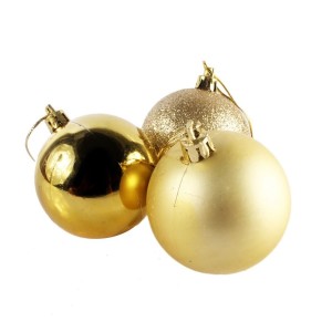 ENFEITE BOLA DE NATAL 6CM 10PCS