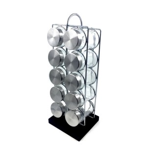 JOGO DE PORTA CONDIMENTO DE INOX