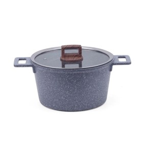 CAÇAROLA DE ALUMÍNIO REVESTIMENTO GRANITO 20CM