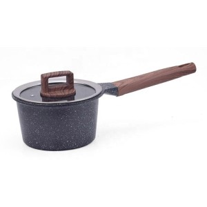 PANELA DE ALUMÍNIO REVESTIMENTO GRANITO 16CM