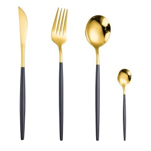 JOGO DE TALHERES INOX 4PCS