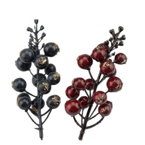 ENFEITE NATALINO CEREJA 2PCS