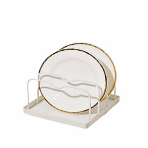 PORTA PRATO DE INOX BRANCO