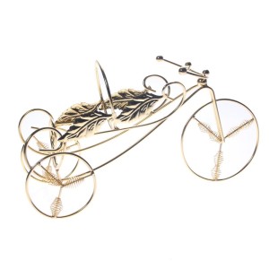 SUPORTE PARA GARRAFA DE VINHO DOURADO