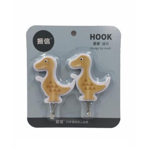 GANCHO DE PAREDE DINOSSAURO 2PCS
