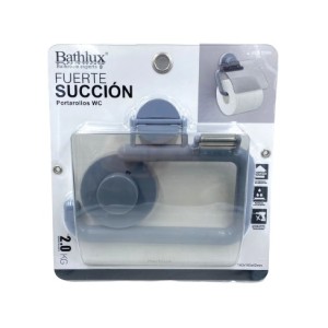 PORTA PAPEL HIGIENICO VENTOSA DE PLASTICO