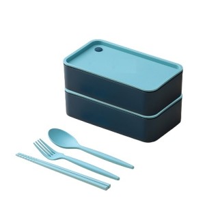 BENTOBOX DE 2 ANDARES DE PLASTICO