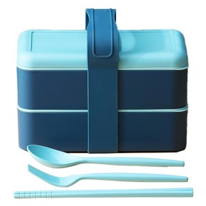 BENTOBOX DE 2 ANDARES DE PLASTICO
