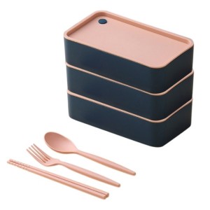 BENTOBOX DE 3 ANDARES DE PLASTICO