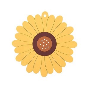 DESCANSO DE PANELA DE SILICONE GIRASSOL 15CM