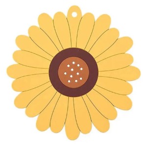 DESCANSO DE PANELA DE SILICONE GIRASSOL 20CM