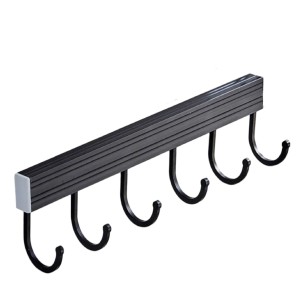 GANCHO DE PAREDE COM 6 BRAÇOS 30CM