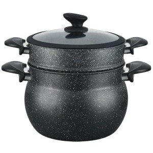 PANELA DE ALUMINIO A VAPOR COM REVESTIMENTO CERAMICO 24CM