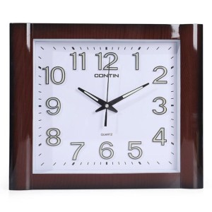 RELOGIO DE PAREDE RETANGULAR FLUORESCENTE 40CM