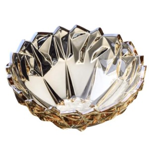 FRUTEIRA DE VIDRO AMBAR 24CM