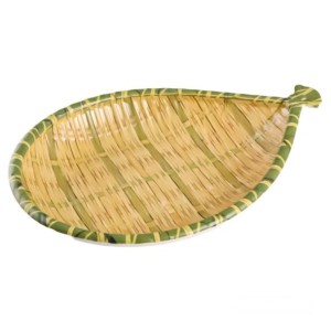 BANDEJA DE MELAMINA BAMBU 28CM