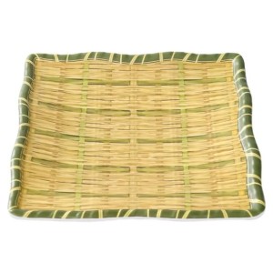 BANDEJA DE MELAMINA BAMBU 20CM