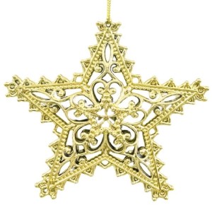 PENDENTE ENFEITE DE NATAL ESTRELA