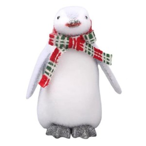 ENFEITE DE NATAL PINGUIM DE CACHECOL 25CM