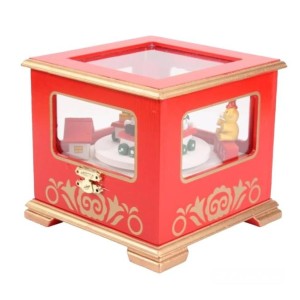 ENFEITE DE NATAL MUSICAL BAU 17CM HM6558