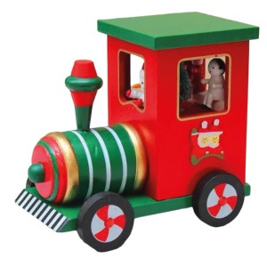ENFEITE DE NATAL MUSICAL TRENZINHO 17CM HM6565