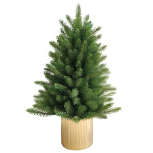 ARVORE DE NATAL 90CM 267 GALHOS BASE DE METAL HM5381