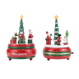 ENFEITE DE NATAL MUSICAL VILA 21CM HM6564