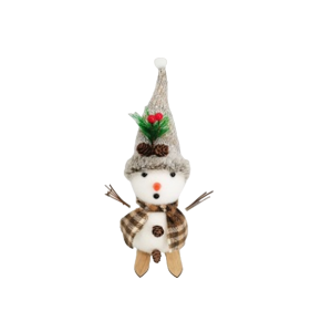 ENFEITE DE NATAL BONECO DE NEVE 20CM