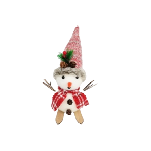 ENFEITE DE NATAL BONECO DE NEVE 20CM
