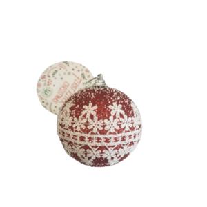 ENFEITE BOLA DE NATAL 8CM