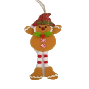 PENDENTE ENFEITE DE NATAL BISCOITO DE GENGIBRE 23CM