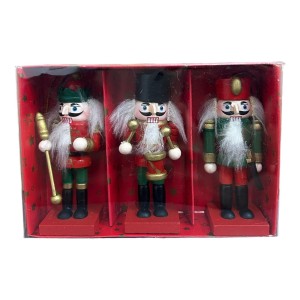 SOLDADINHO QUEBRA NOZES 3PCS 8CM