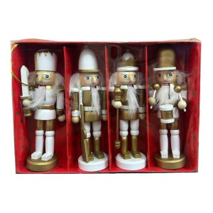 SOLDADINHO QUEBRA NOZES 4PCS 12.5CM