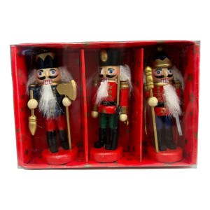 SOLDADINHO QUEBRA NOZES 3PCS 8CM