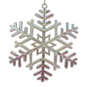 PENDENTE ENFEITE DE NATAL FLOCO DE NEVE 16CM