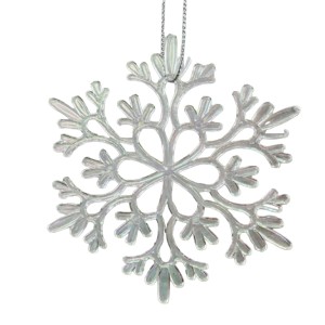 PENDENTE ENFEITE DE NATAL 10CM FLOCO DE NEVE  10CM