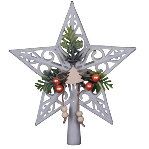 PENDENTE ENFEITE DE NATAL ESTRELA 21CM