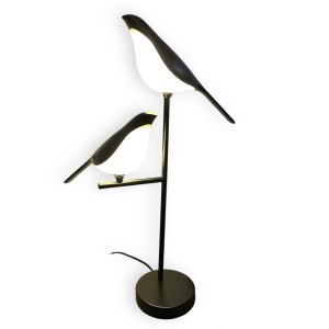 LUMINARIA DE MESA DE METAL PASSARINHO