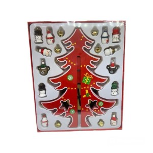 MINI ARVORE DE NATAL 25CM MDF