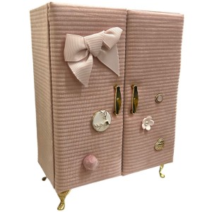 PORTA JOIA DE CAMURÇA MINI ARMARIO