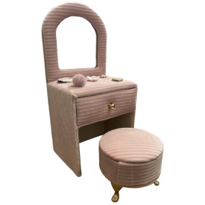 PORTA JOIA DE CAMURÇA MESA DE MAQUIAGEM