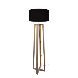 ABAJUR PEDESTAL DE RATTAN