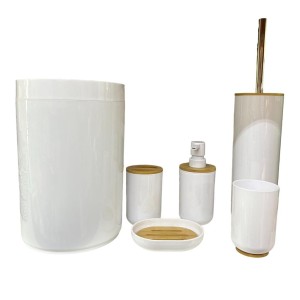 KIT BANHEIRO DE PLASTICO 6PCS