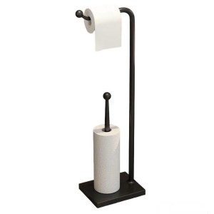 PORTA PAPEL HIGIENICO PRETO