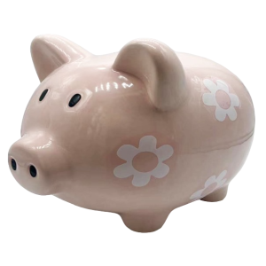 COFRE DE PORQUINHO DE PORCELANA