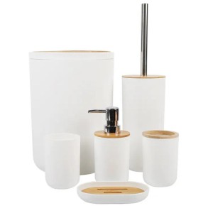 KIT BANHEIRO DE PLASTICO 6PCS