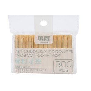 EMBALAGEM COM 300 PALITOS DE DENTE