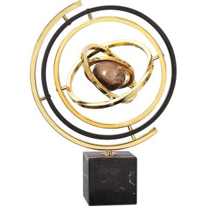 ORNAMENTO DE METAL GLOBO 43CM